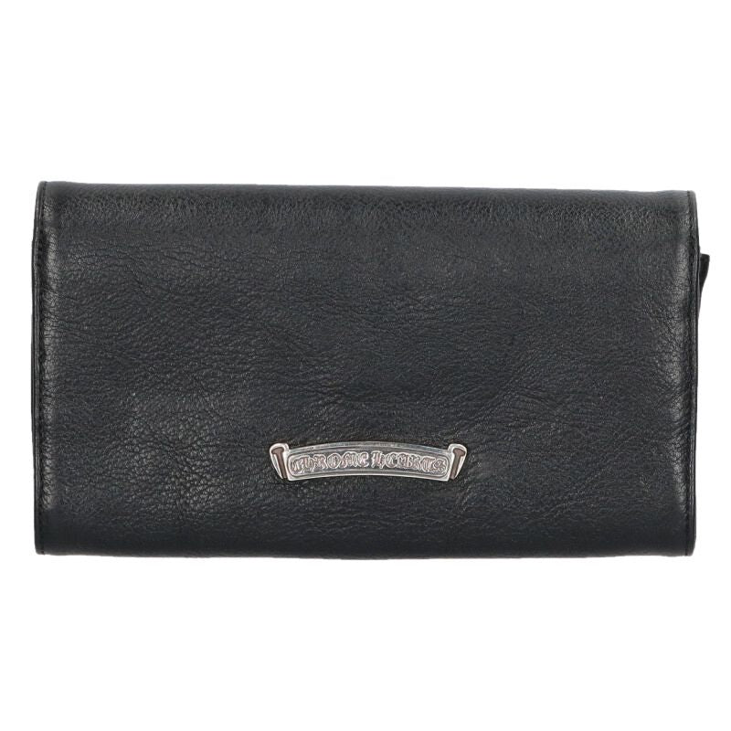 Chrome Hearts JUDY Cross Button Leather Wallet Size ONE SIZE