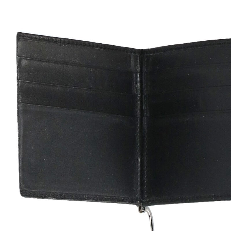 GUCCI GG Logo Embossed Bi-fold Money Clip Size ONE SIZE