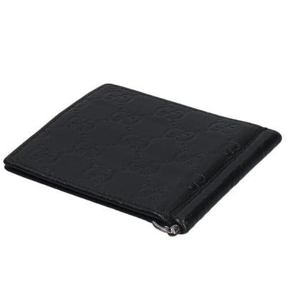GUCCI GG Logo Embossed Bi-fold Money Clip Size ONE SIZE