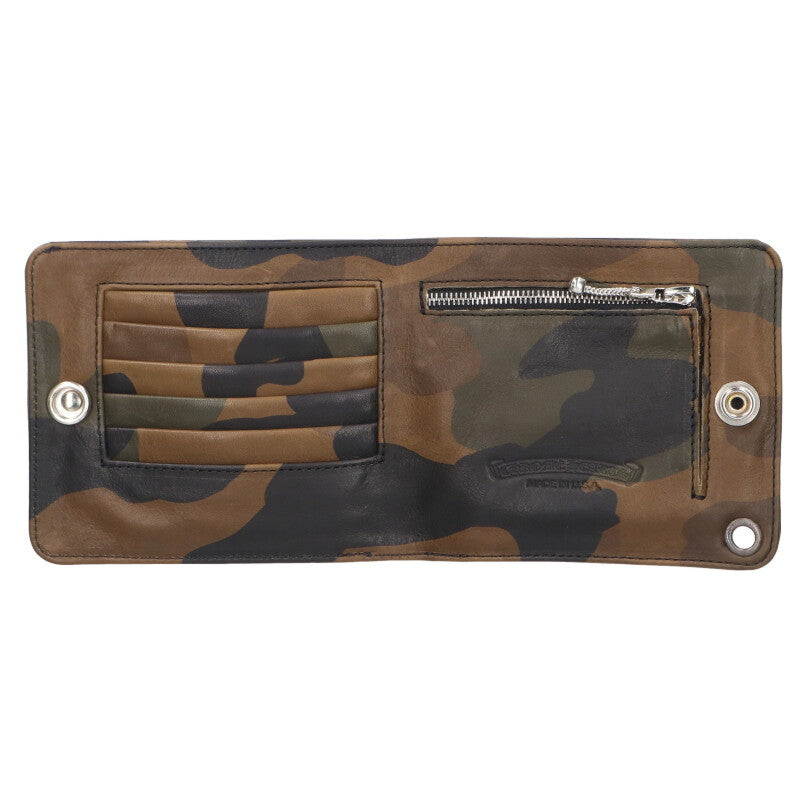 Chrome Hearts 1SNAP Star Button Camo Leather Size ONE Multi
