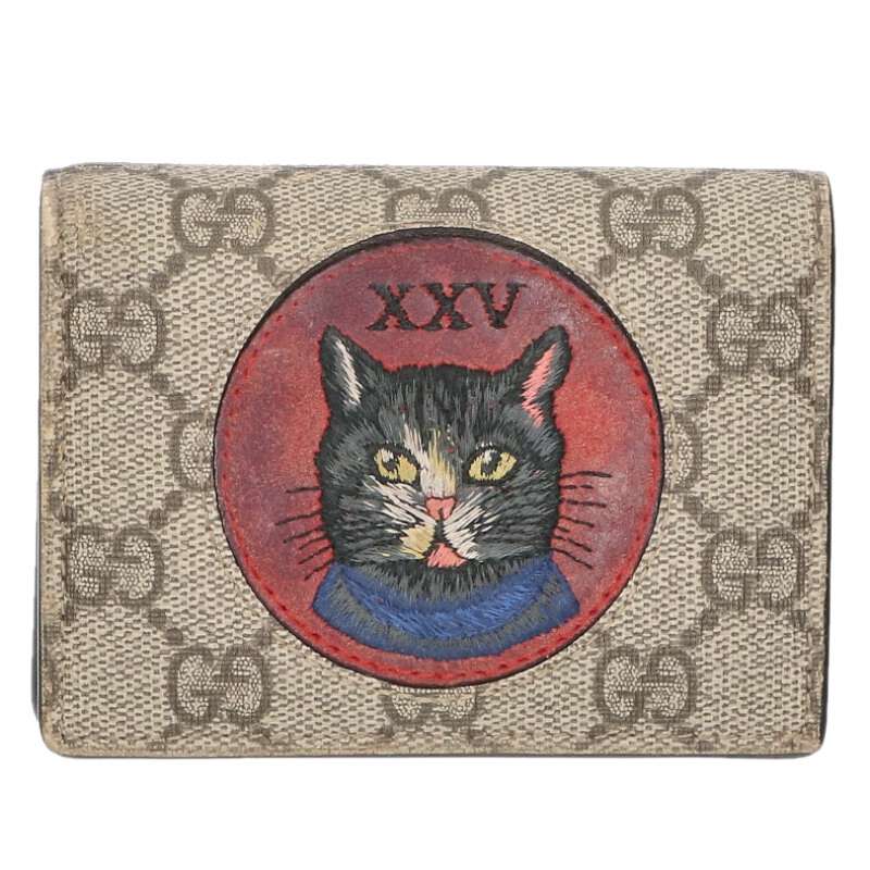 GUCCI GG Supreme Mystic Wallet Size ONE SIZE