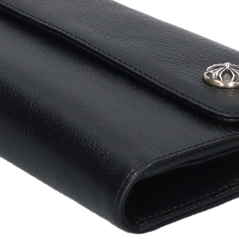 Chrome Hearts Wave Cross Ball Leather Wallet Size ONE SIZE