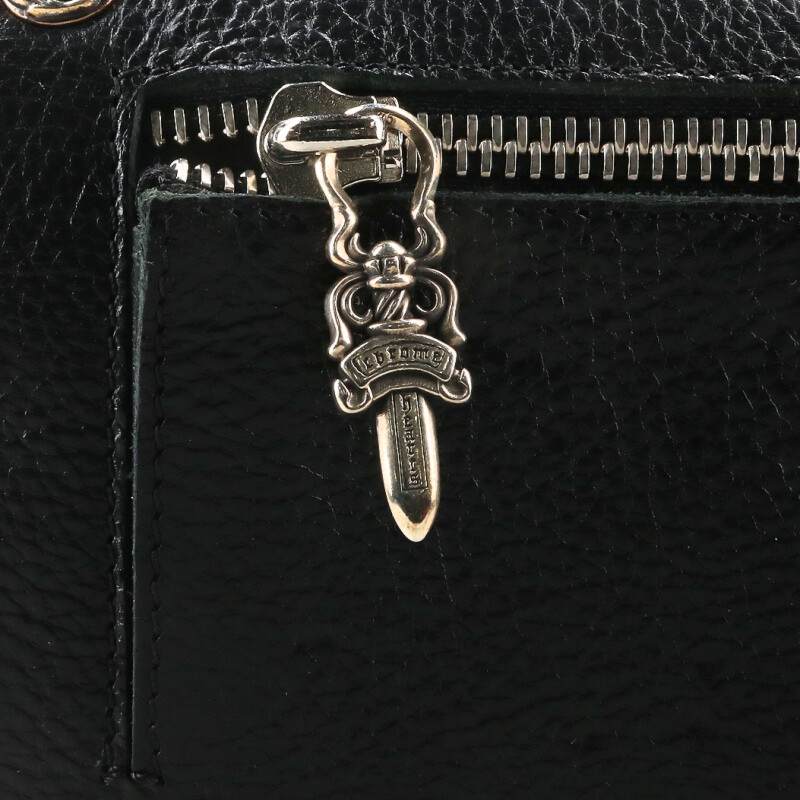 Chrome Hearts Wave Cross Ball Leather Wallet Size ONE SIZE