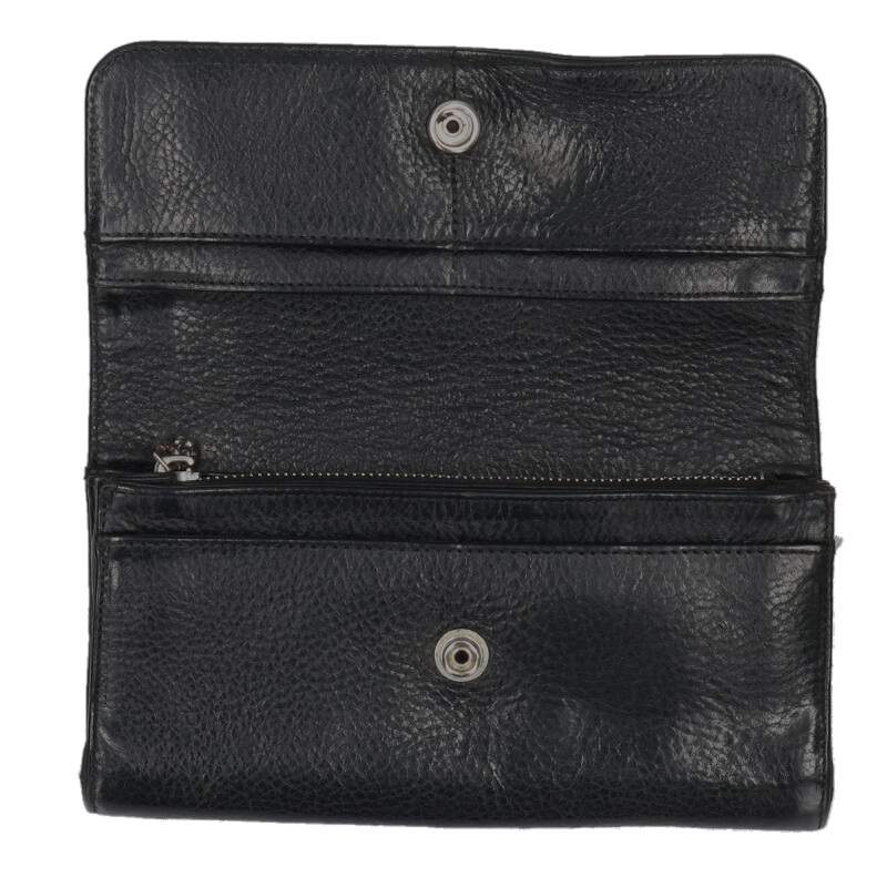 Chrome Hearts Judy Cross Button Leather Wallet Size ONE SIZE