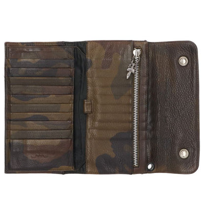 Chrome Hearts Camo Wave Cross Ball Wallet Size ONE SIZE