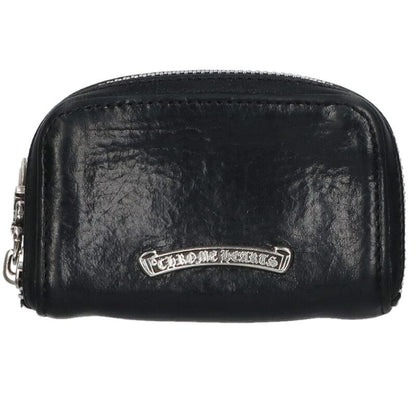 Chrome Hearts Dagger Zip Leather Coin Case Size ONE SIZE