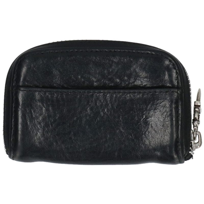 Chrome Hearts Dagger Zip Leather Coin Case Size ONE SIZE