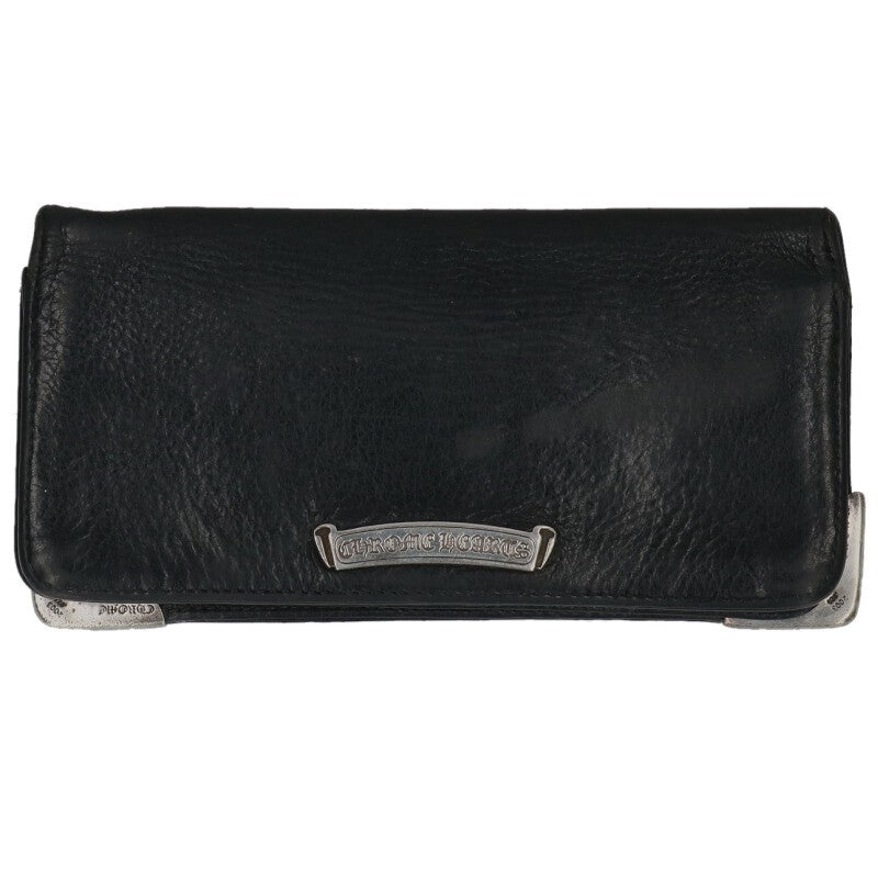 Chrome Hearts LNG SNGL FLD TIPS Leather Wallet Size Multi