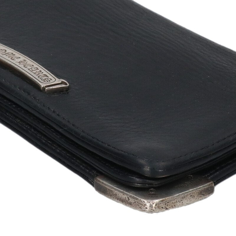 Chrome Hearts LNG SNGL FLD TIPS Leather Wallet Size Multi