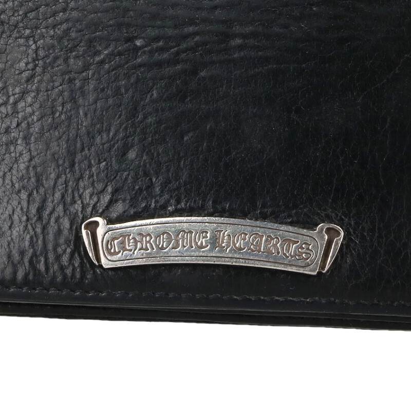 Chrome Hearts LNG SNGL FLD TIPS Leather Wallet Size Multi