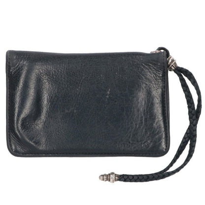 Chrome Hearts 2-Zip Strap Cross Button Wallet Size ONE SIZE