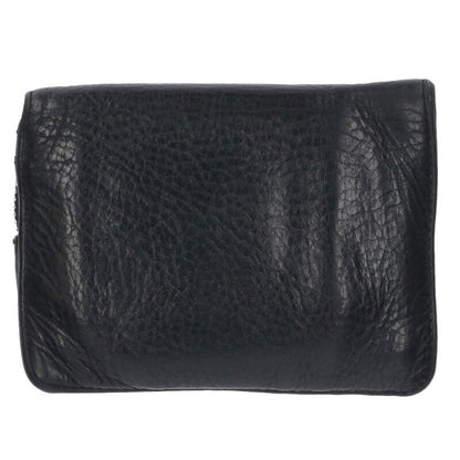 Chrome Hearts JOEY Leather Wallet Blk/Sil Size ONE SIZE