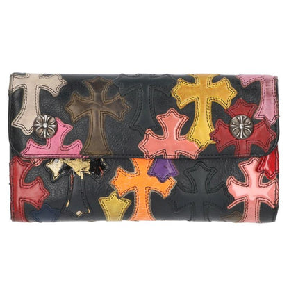 Chrome Hearts Wave Multi Cross Patch Wallet Size ONE SIZE
