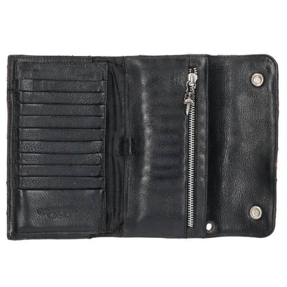 Chrome Hearts Wave Multi Cross Patch Wallet Size ONE SIZE