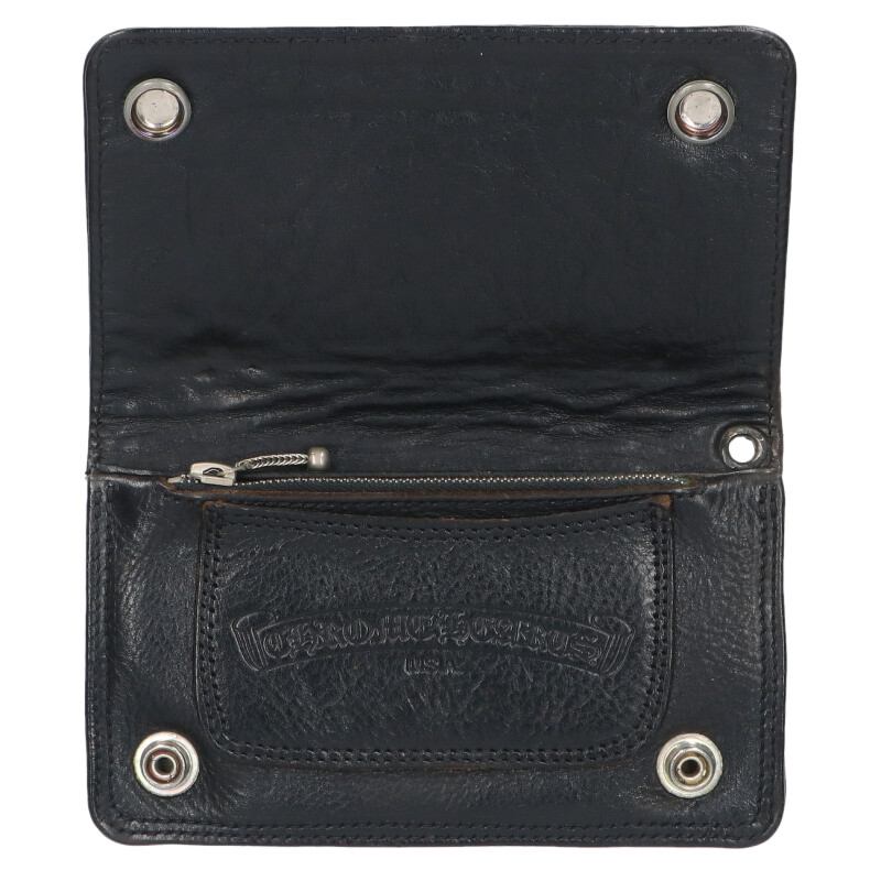 Chrome Hearts 1ZIP Floral Button Leather Size ONE SIZE
