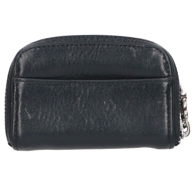 Chrome Hearts Dagger Round Zip Coin Case Size ONE SIZE