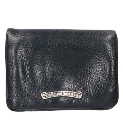 Chrome Hearts JOEY Leather Wallet Black/Silver