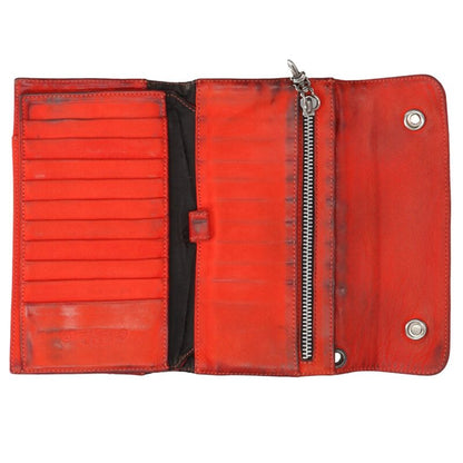 Chrome Hearts WAVE Cross Ball Leather Wallet Size ONE SIZE