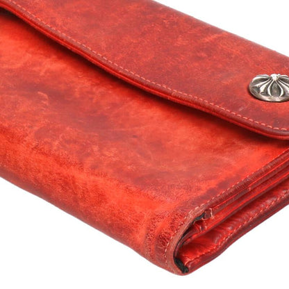 Chrome Hearts WAVE Cross Ball Leather Wallet Size ONE SIZE