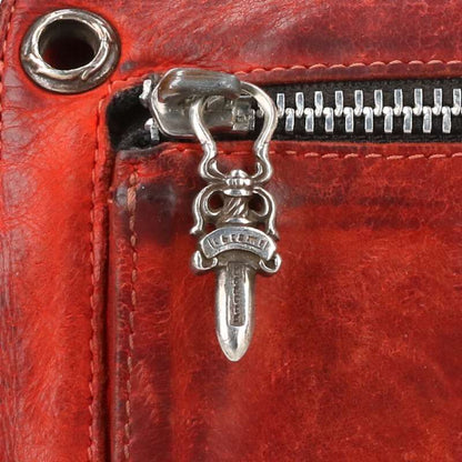 Chrome Hearts WAVE Cross Ball Leather Wallet Size ONE SIZE