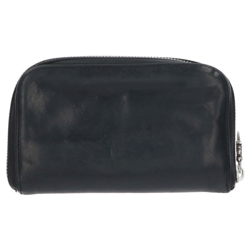 Chrome Hearts REC F ZIP MINI Round Zip Wallet