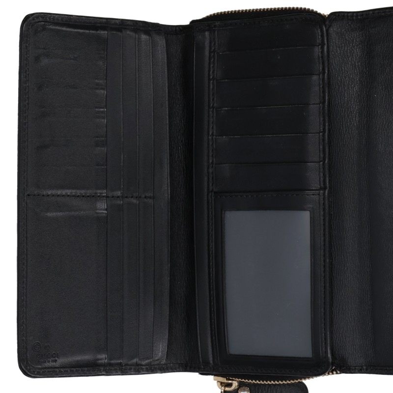 GUCCI GG Monogram All-Over Wallet Black Size ONE SIZE