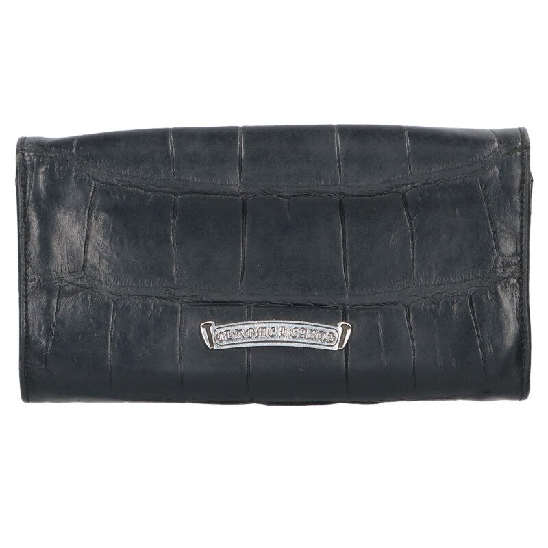 Chrome Hearts JUDY ALLIGATOR Pave Cross Wallet