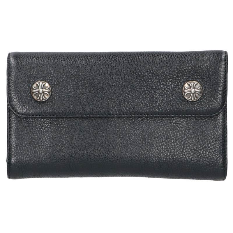 Chrome Hearts WAVE Cross Ball Leather Wallet Size ONE Multi