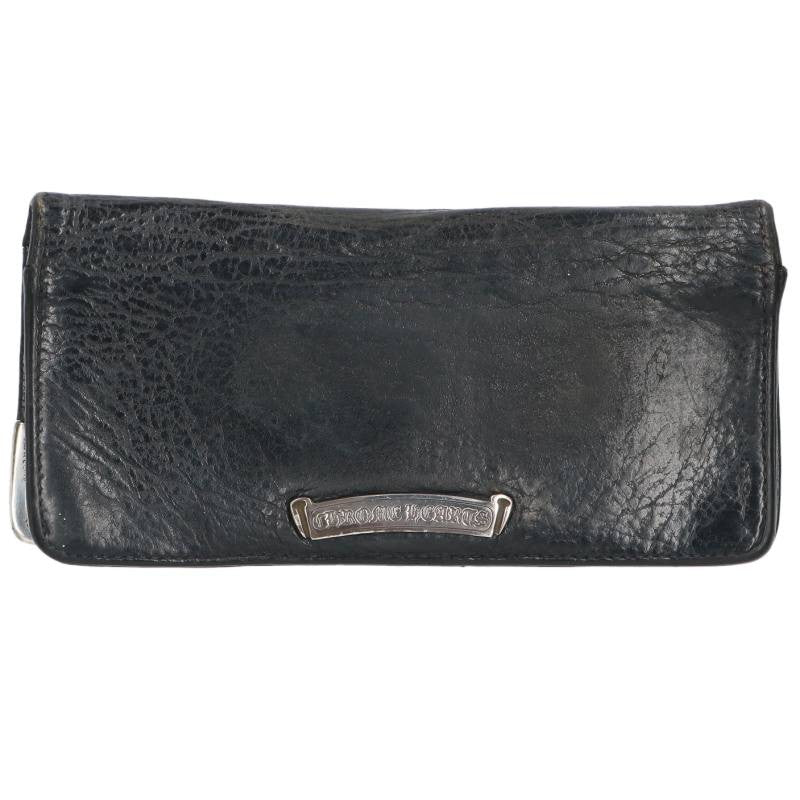 Chrome Hearts LNG SNGL FLD TIPS Leather Wallet Size ONE SIZE
