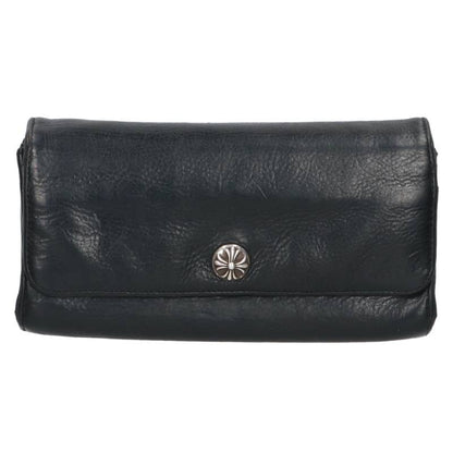Chrome Hearts JUDY Cross Button Leather Wallet Size ONE SIZE