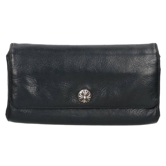 Chrome Hearts JUDY Cross Button Leather Wallet Size ONE SIZE