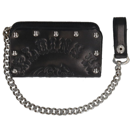 TENDERLOIN Borneo Skull Leather with Chain Wallet Size ONE SIZE