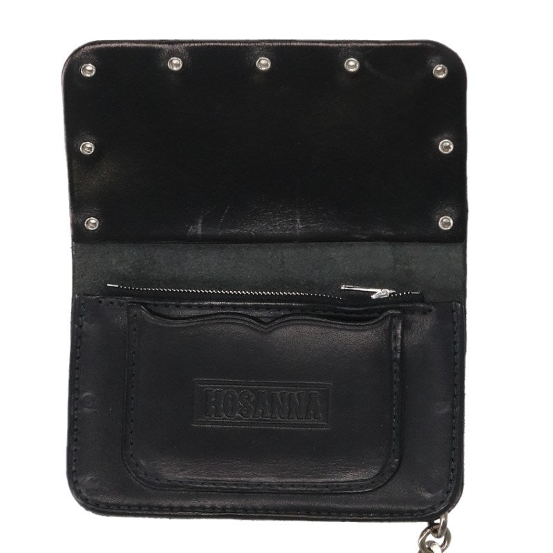 TENDERLOIN Borneo Skull Leather with Chain Wallet Size ONE SIZE