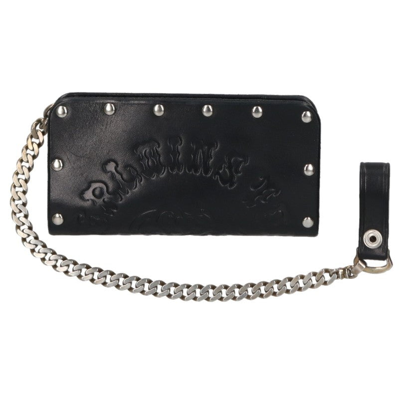 TENDERLOIN Borneo Skull Leather with Chain Wallet Size Multi