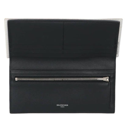 BALENCIAGA Black Passport Long Wallet Size ONE SIZE
