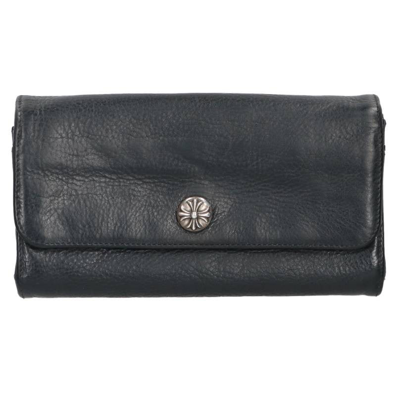 Chrome Hearts Judy Cross Button Leather Wallet Size ONE SIZE