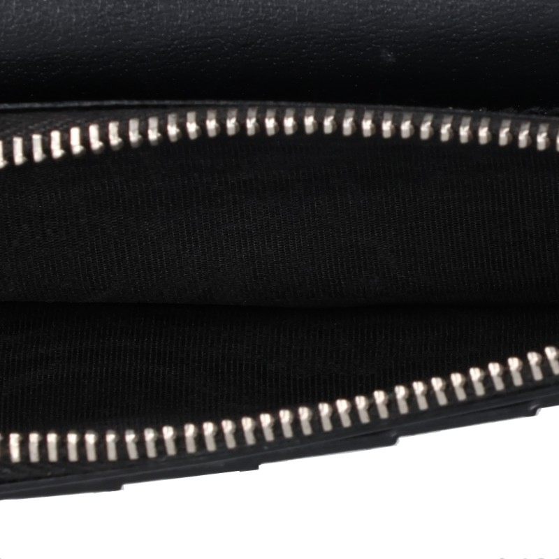 SAINT LAURENT PARIS 607746 Logo Wallet Black Size ONE SIZE