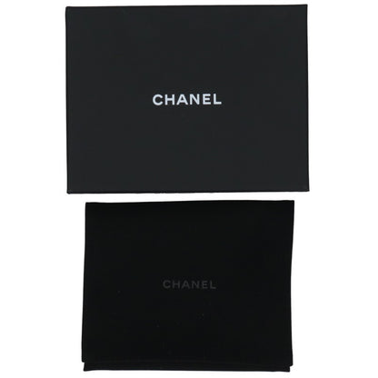 CHANEL CC Mark Matelasse Compact Black Gold Wallet Size ONE SIZE