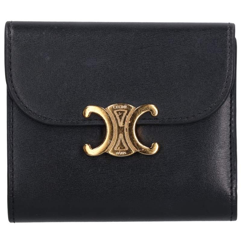 CELINE Triomphe Small Flap Wallet Multi Size ONE SIZE