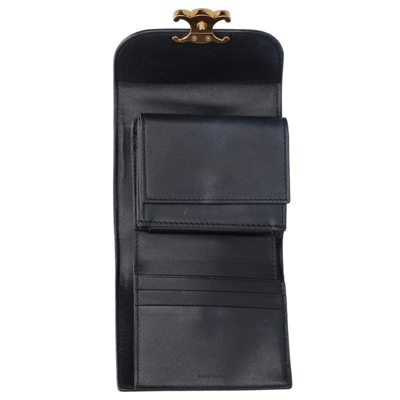 CELINE Triomphe Small Flap Wallet Multi Size ONE SIZE