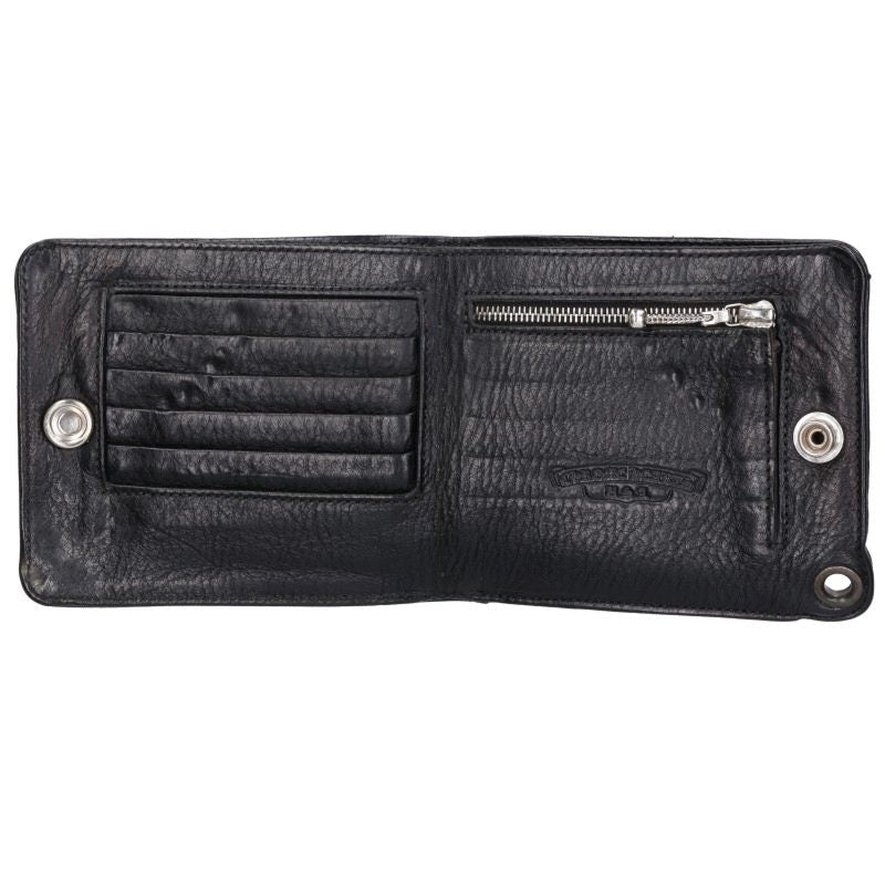 Chrome Hearts 1-Snap Cross Leather Wallet Size ONE SIZE