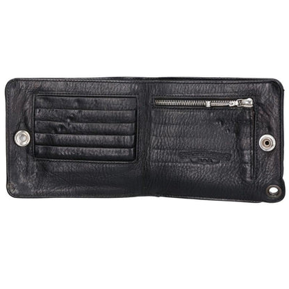 Chrome Hearts 1-Snap Cross Leather Wallet Size ONE SIZE