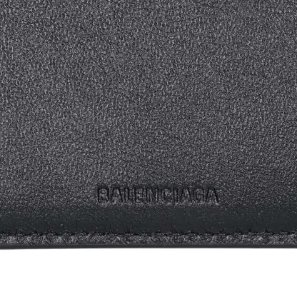 BALENCIAGA Cash Square Planet Wallet Black Size ONE SIZE