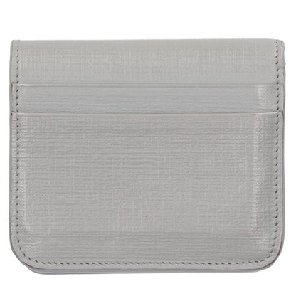 BALENCIAGA Logo Bi-fold Wallet Gray Size ONE SIZE