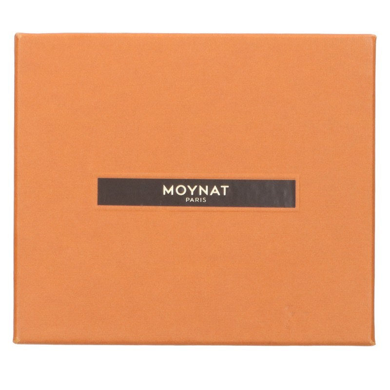 MOYNAT PVC Leather Round Zip Wallet Black Grey Size ONE SIZE