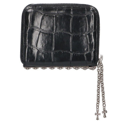 Chrome Hearts Alligator Studded Zip Wallet Size ONE SIZE