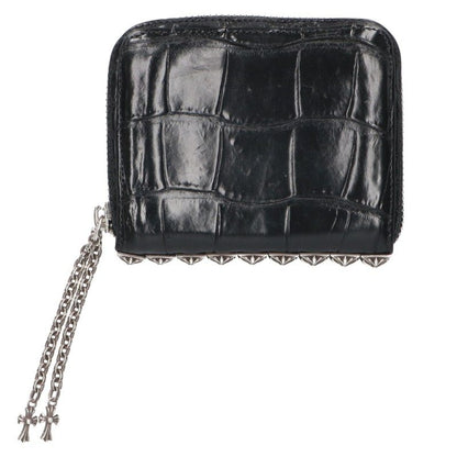 Chrome Hearts Alligator Studded Zip Wallet Size ONE SIZE