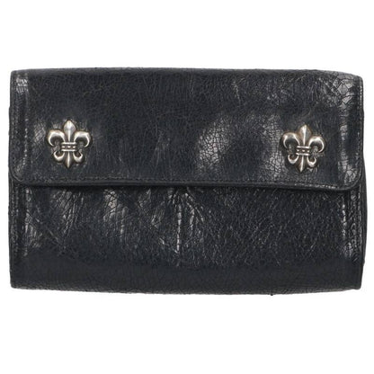 Chrome Hearts WAVE BS Flare Leather Wallet Size ONE SIZE