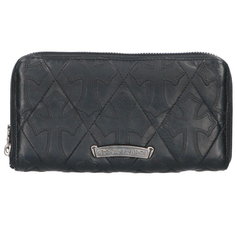 Chrome Hearts REC F ZIP Quilted Wallet Size ONE SIZE