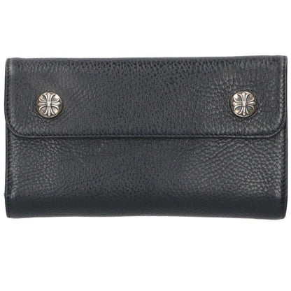 Chrome Hearts WAVE Cross Ball Wallet Black Size ONE SIZE